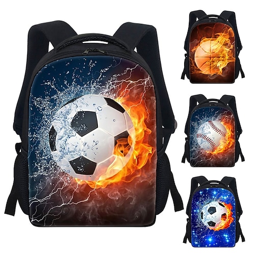 

Hombre Mujer mochila Mochila Escolar mochila Escuela Diario Personajes Poliéster Gran Capacidad Transpirable Ligero Cremallera Impresión Negro Amarillo Azul Marino
