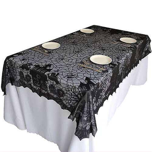 

toalha de mesa de halloween toalha de mesa preta toalha de mesa redonda ao ar livre capa de mesa retângulo para piquenique jantar de casamento páscoa