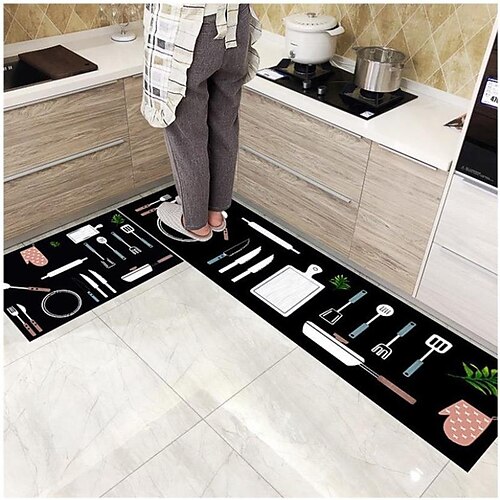 

Alfombrilla antideslizante para cocina, alfombrilla para interior y exterior, alfombrilla para decoración de dormitorio, alfombrilla para baño, alfombrilla para entrada, alfombrilla para puerta