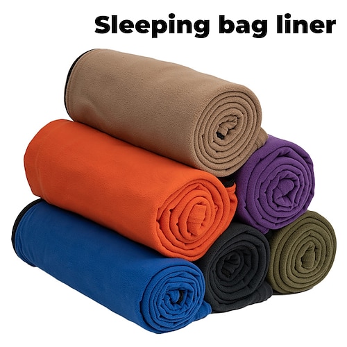 

Fleece Sleeping Bag Custom Hotel Dirty Sleeping Bag Liner Outdoor Lunch Break Summer Ultra-Light Portable Four Seasons Universal Sleeping Bag