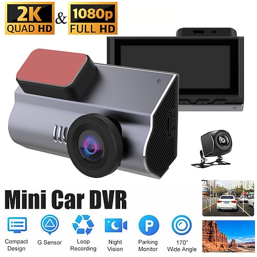 

A5 PRO 1440P Neues Design / HD / mit Rückfahrkamera Auto dvr 170 Grad Weiter Winkel 3 Zoll IPS Autokamera mit Wifi / Parkmodus / Bewegungsmelder nein Auto-Recorder