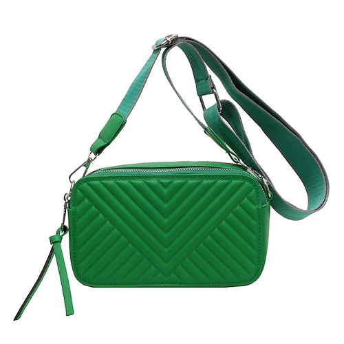 

Mujer Bolso bandolera Cuero de PU Diario Cremallera Gran Capacidad Ligero Color sólido Negro Amarillo Naranja
