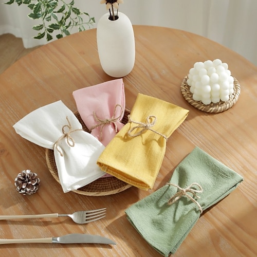 

décor de mariage serviette tissu anneau citron porte-serviettes boucle table à manger décor pour noël anniversaire fête d'anniversaire dîner décoration 1 pièces