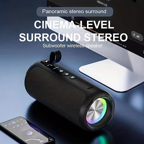 

Altavoz portátil de 20w de potencia ipx5 Altavoz bluetooth a prueba de agua deportes audio inalámbrico subwoofer súper pesado altavoz envolvente estéreo 3d para interiores y exteriores duración de la
