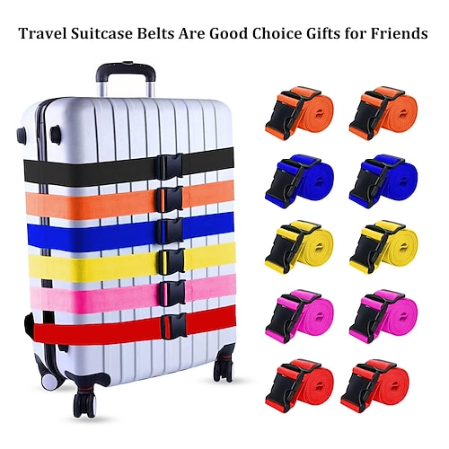 Adjustable Cross Travel Luggage Straps, Suitcase Packing Belt