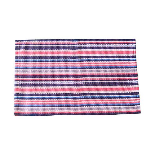 Door Mat Cotton Thread Woven Floor Mat Indoor Outdoor Color Striped Lattice  Cotton Thread Absorbent Small Door Mat Kitchen Livingroom Bedroom 2023 -  $13.49