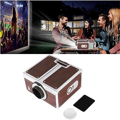 

Second-generation Portable Mini DIY Home Smart Mobile Phone Projector Home Cinema