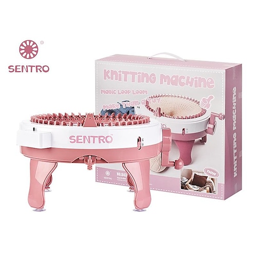 48-Needle Star Cylindrical Wool Knitting Machine New Product Mushroom House  32 Knitting Sweater Adult Children Hand Knitting Machine Go to School  Holiday Gifts for Kids 2023 - US $58.99