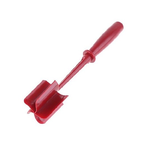 Outad Meat Chopper, Ground Beef Masher, Heat Resistant Meat Masher for Hamburger Meat, Nylon Hamburger Chopper Utensil, Meat Ground, Non Stick Mix