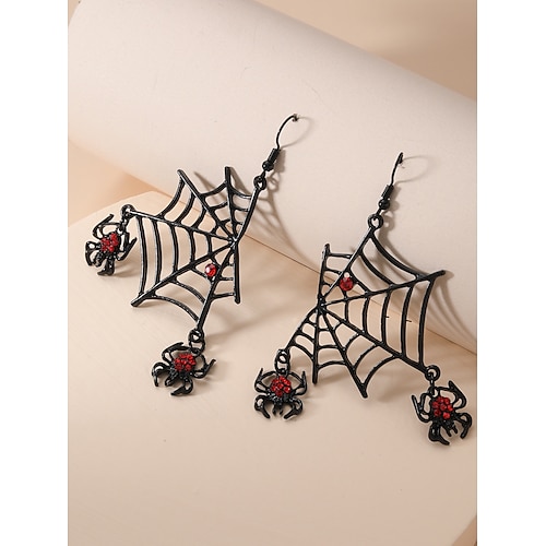 

Femme Boucles d'oreille Spéciale Halloween Araignées Boucle d'oreille