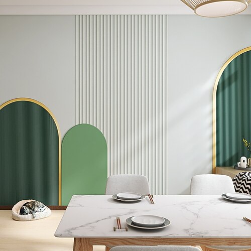 

Modern minimalist striped murals living room background wall bedroom bedside restaurant store self-adhesive wallpaper peel open and stick murals