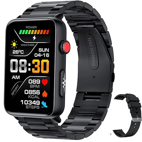 

2023 bluetooth chamada ecg ppg relógio inteligente homens de hipertensão hiperglicemia hiperlipidemia frequência cardíaca saudável três prevenção esportes vento nfc smartwatch