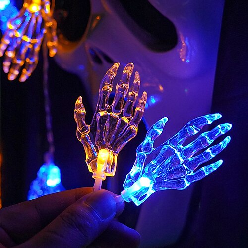 

1pc Ghost Claw Decoration Lights Battery Operated For Bedroom Party Home Room Garden Hallowmas Decorations
