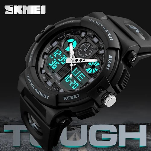 

SKMEI Hommes Montre Digitale Extérieur Sportif Mode Décontractée Lumineux Chronomètre Fonction réveille Calendrier Silicone Suivre