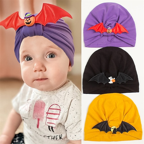 

Baby Jungen Aktiv / Basic Outdoor / Halloween / Casual Tier / Kürbis Rüschen Polyester Hüte Kappen Schwarz / Gelb / Purpur Einheitsgröße