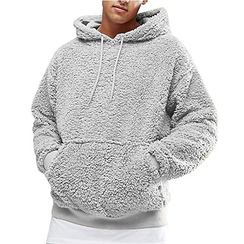 

Herren Hoodie Sweatshirt Kapuze Schwarz Weiß Rosa Armeegrün Kaffee Mit Kapuze Glatt Sport Natur Täglich Festtage Strassenmode Cool Brautkleider schlicht Frühling Herbst Bekleidung Kapuzenpullover