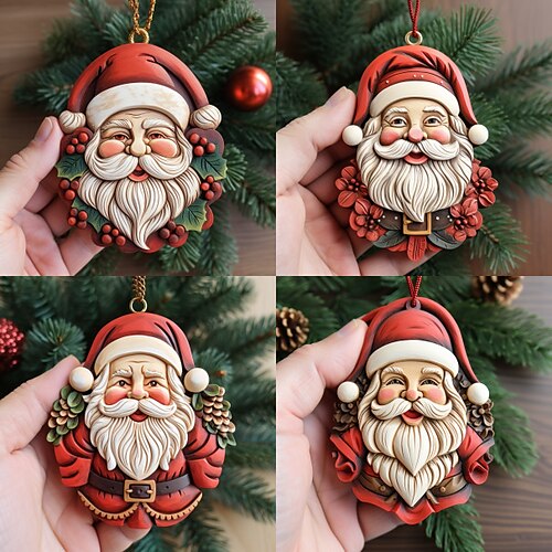 

Christmas Decorations, Christmas Tree Pendants, Resin Crafts, Santa Claus Pendants, Pendants, Decorations