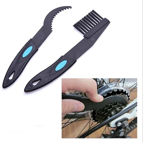 

Cepillo de limpieza para cadena de bicicleta, herramienta de limpieza para ciclismo, herramientas de Reparación de bicicletas, 2 uds.