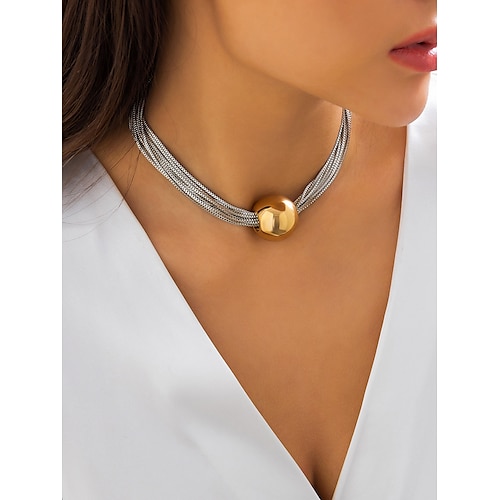 

Femme Colliers Mode Extérieur Géométrie Collier
