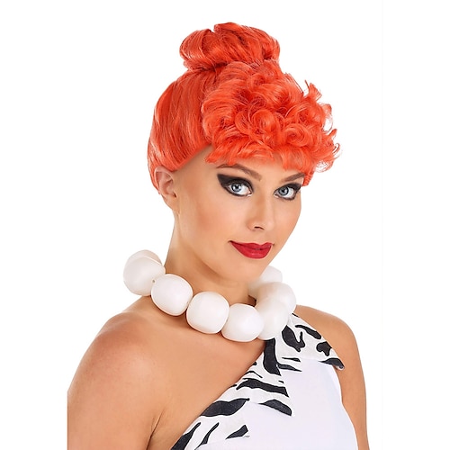 

Fun Costumes Women's Deluxe Wilma Flintstone Wig Standard Halloween Cosplay Party Wigs