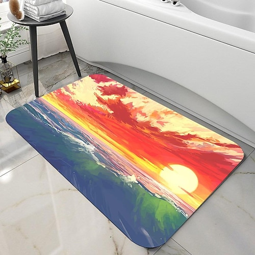 

Bathroom Mat Entry Door Mat Non-slip Mat Quick-drying Absorbent Mat