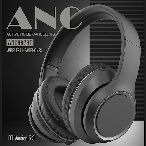 

sy-anc887 Over-Ear-Kopfhörer, Over-Ear-Bluetooth 5.3, ergonomisches Design, HiFi-Kopfhörer mit tiefem Bass