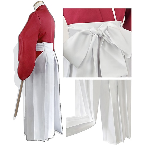  Himura Kenshin Anime Kostium Cosplay Garnitury cosplay Karnawał Bal maskowy Kostium Na Męskie Dla dorosłych