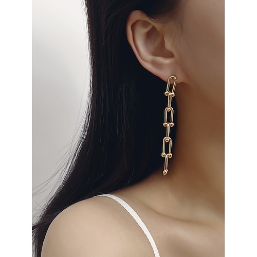 

Femme Boucles d'oreille Mode Extérieur Géométrie Boucle d'oreille