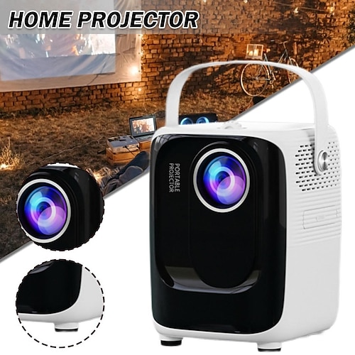 

1pc Mini Portable Projector 1080P Home Theater LED Movie Projector Video Projector