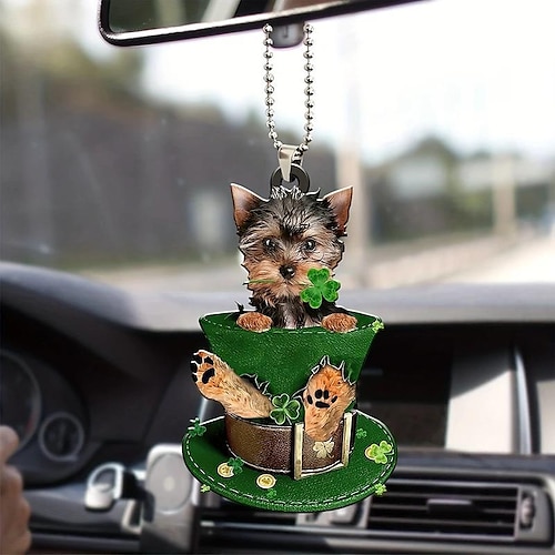 

Amazon Hot Sale St. Patrick's Day Holiday Decoration Car Pendant Holiday Atmosphere Scene Layout Pendant