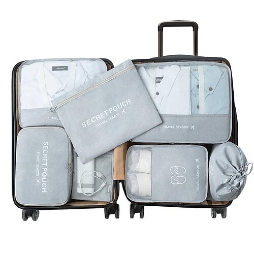 7pcs/set Travel Clothing Storage Bags