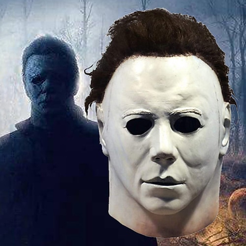

Ghost Zombie Michael Myers Mask Halloween Props Adults' Men's Women's Scary Costume Halloween Carnival Easy Halloween Costumes