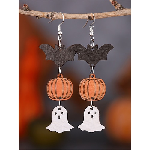 

Femme Boucles d'oreille Spéciale Halloween Potiron Boucle d'oreille