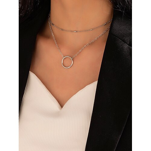 

Femme Colliers Mode Extérieur Géométrie Collier