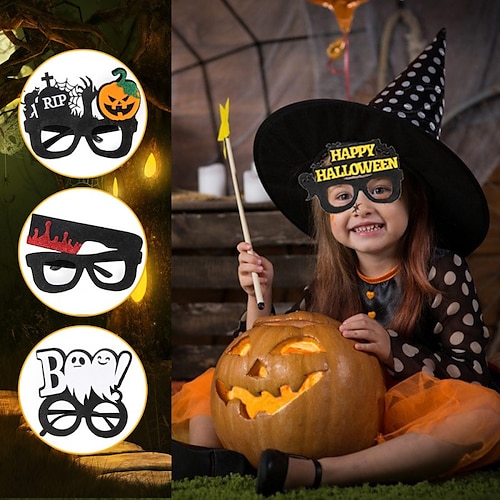 

Halloween-Brille, Fotografie-Requisiten, Party-Dekorationszubehör, Terroristen-Requisiten, Halloween-Cartoon-Brille