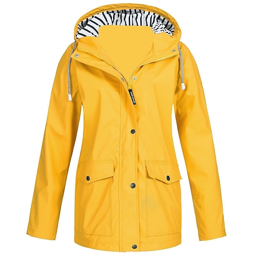 

женская непромокаемая куртка непромокаемая походная куртка куртка с капюшоном на открытом воздухе ветрозащитная дышащая быстросохнущая влагоотводящая легкая верхняя одежда плащ ветровка парка охота рыбалка альпинизм