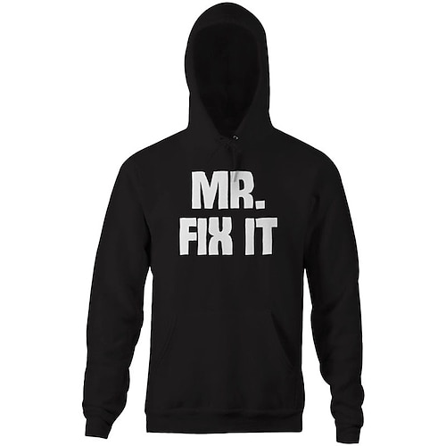 

Men's Pullover Hoodie Sweatshirt Black Gray Hooded Letter Graphic Prints Print Daily Sports Streetwear Designer Basic Spring Fall Clothing Apparel Hoodies Sweatshirts