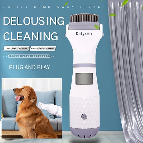 

Pet Hair Cleaner Electric Dog Cat Lice Grabber Comb Multifunctional Physical Flea Removal Pet Combs Lice Remover Pet Clean Tool