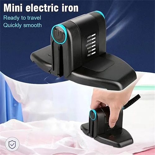 

1pc novo portátil portátil dobrável para viagem portátil mini ferro doméstico pequeno