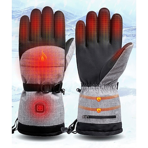 

Guantes calefactores para snowboard senderismo ciclismo caza guantes finos guantes calefactores para invierno aislamiento impermeable motocicleta ciclismo deportes al aire libre calefacción eléctrica