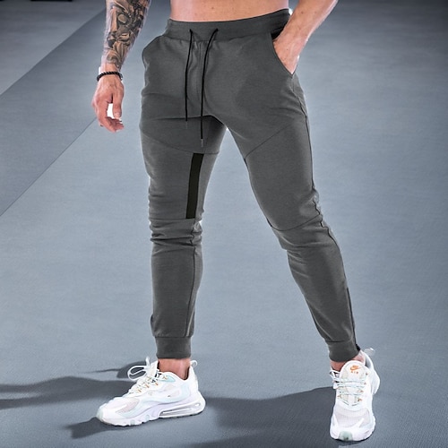 Running pants with on sale drawstring