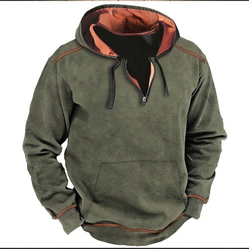 

Hombre Sudadera Negro Verde Ejército Azul Marino Gris Con Capucha Plano Deporte Diario Festivos Ropa de calle Fresco Casual Primavera Otoño Ropa Sudaderas con capucha Sudaderas Manga Larga