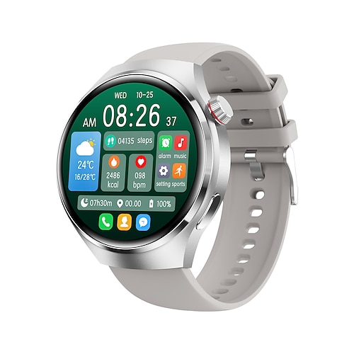 

GT4 Pro Smartwatch, 1,54 Zoll, AMOLED-HD-Bildschirm, Sport, Bluetooth, Anruf, NFC, Kompass, GPS, Männer, Frauen, Business, wasserdichte Smartwatch, Aktivitäts-Tracker, kompatibel mit Android iOS