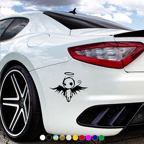 

Halloween Reflective Car Stickers Silver Black White Car Stickers Cartoon Door Stickers Car Tail Stickers Full Car Stickers Cartoon Stickers