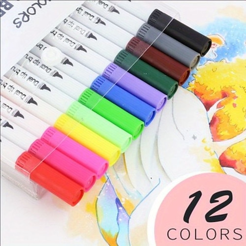 Art Markers Dual Brush Pens for Coloring, 24/36/48/60/80/120/100