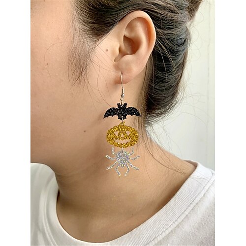 

Women's Earrings Cool Halloween Pumpkin Earring