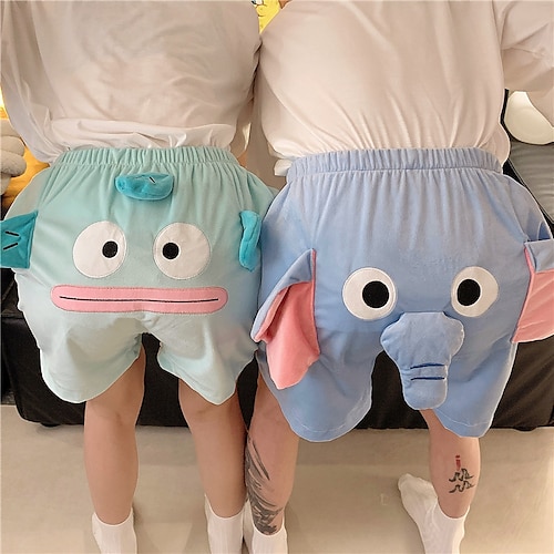 Cheap Flying Elephant Shorts Elephant Couple Shorts Dumbo Trunk Shorts Funny  Pajama Pants