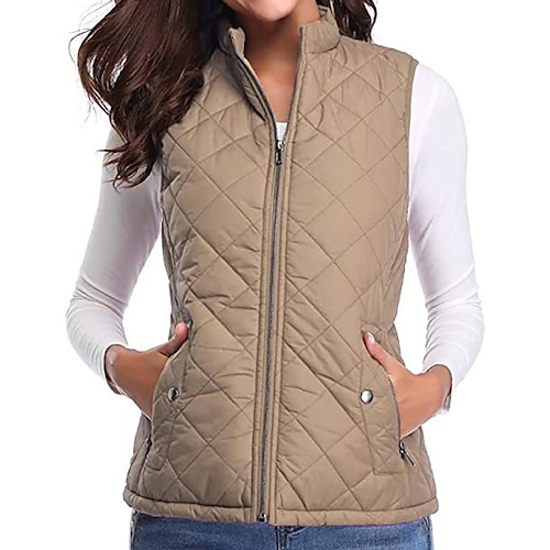 Women's Hiking Vest Sleeveless Top Outdoor Thermal Warm Quick Dry