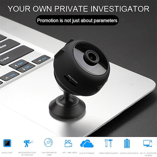 

A11 IP Camera 1080P Mini WIFI Wireless Motion Detection Remote Access Plug and play Indoor Apartment Support 128 GB