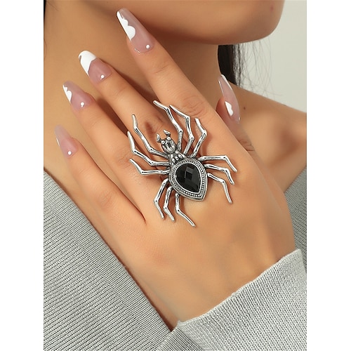 

Damen Ringe Cool Halloween Spinnen Ring